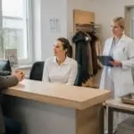 Συμβολική σκηνή σε ιατρείο της Άνω Αυστρίας για τον αντιγριπικό εμβολιασμό ενηλίκων
