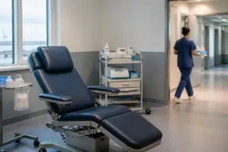 Συμβολική εικόνα άδειου χώρου αιμοδοσίας σε νοσοκομείο στη Γερμανία