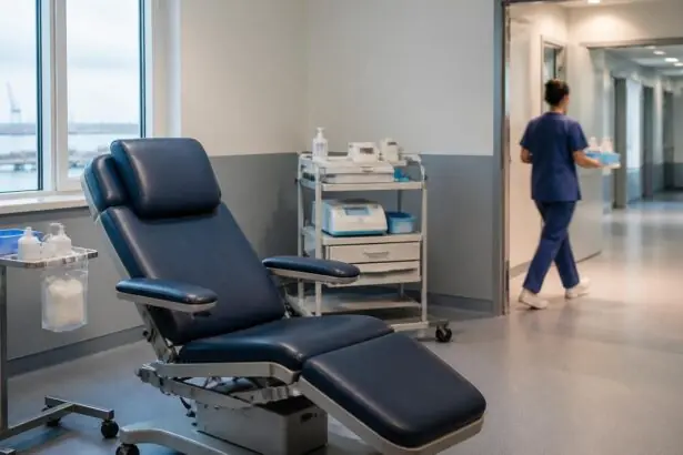 Συμβολική εικόνα άδειου χώρου αιμοδοσίας σε νοσοκομείο στη Γερμανία