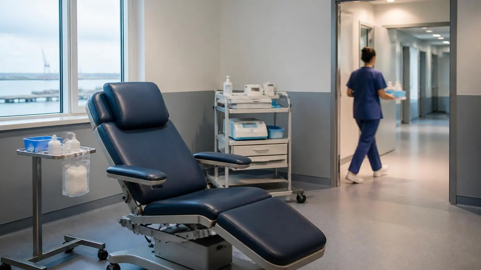 Συμβολική εικόνα άδειου χώρου αιμοδοσίας σε νοσοκομείο στη Γερμανία