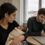 Γονέας κρατά νεογέννητο σε μαιευτήριο της Αυστρίας, συμβολική εικόνα για την υπηκοότητα