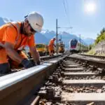 Επισκευές σε ράγες του δικτύου της SBB στην Ελβετία
