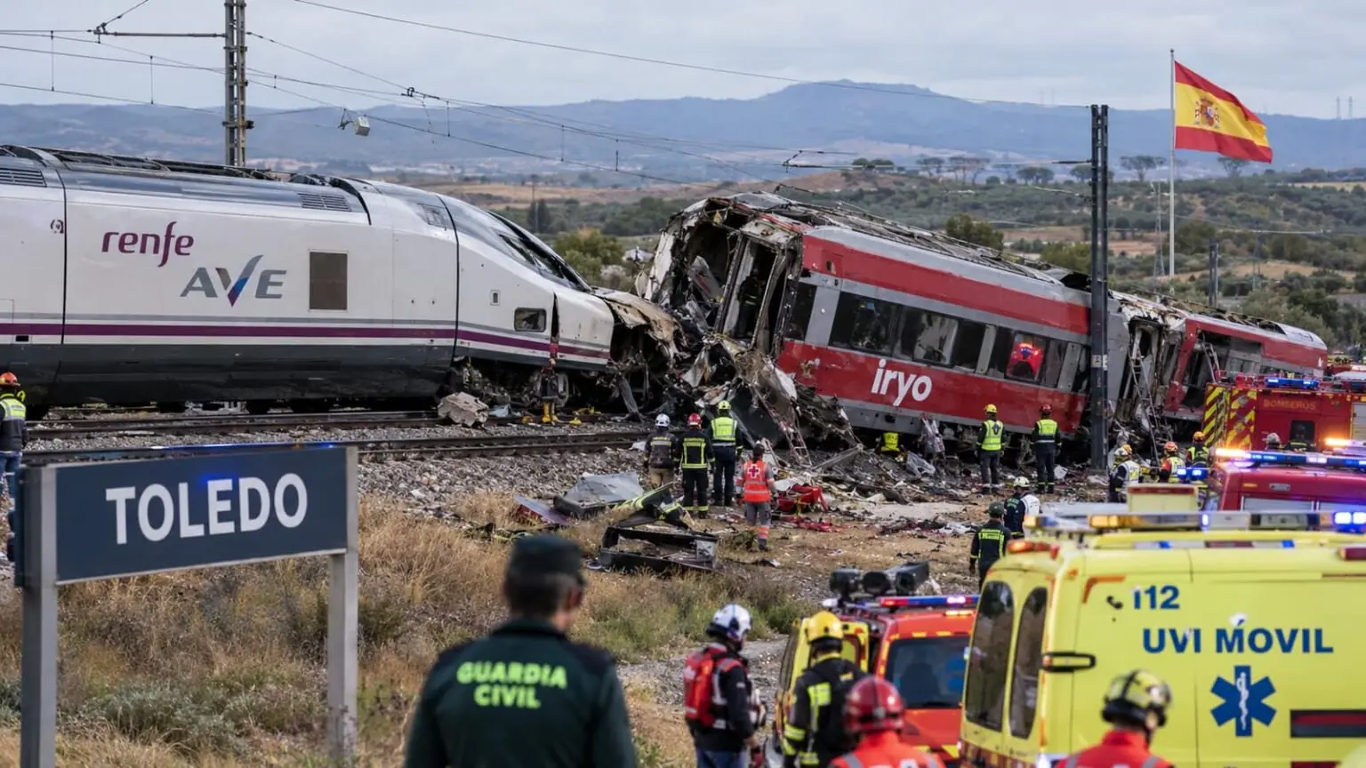 Ισπανία: Τουλάχιστον 39 νεκροί και πάνω από 170 τραυματίες σε σύγκρουση τρένων